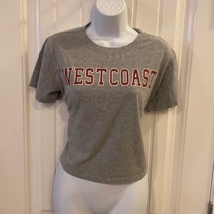 🔥5/$20🔥 WEST COAST CROPPED TSHIRT